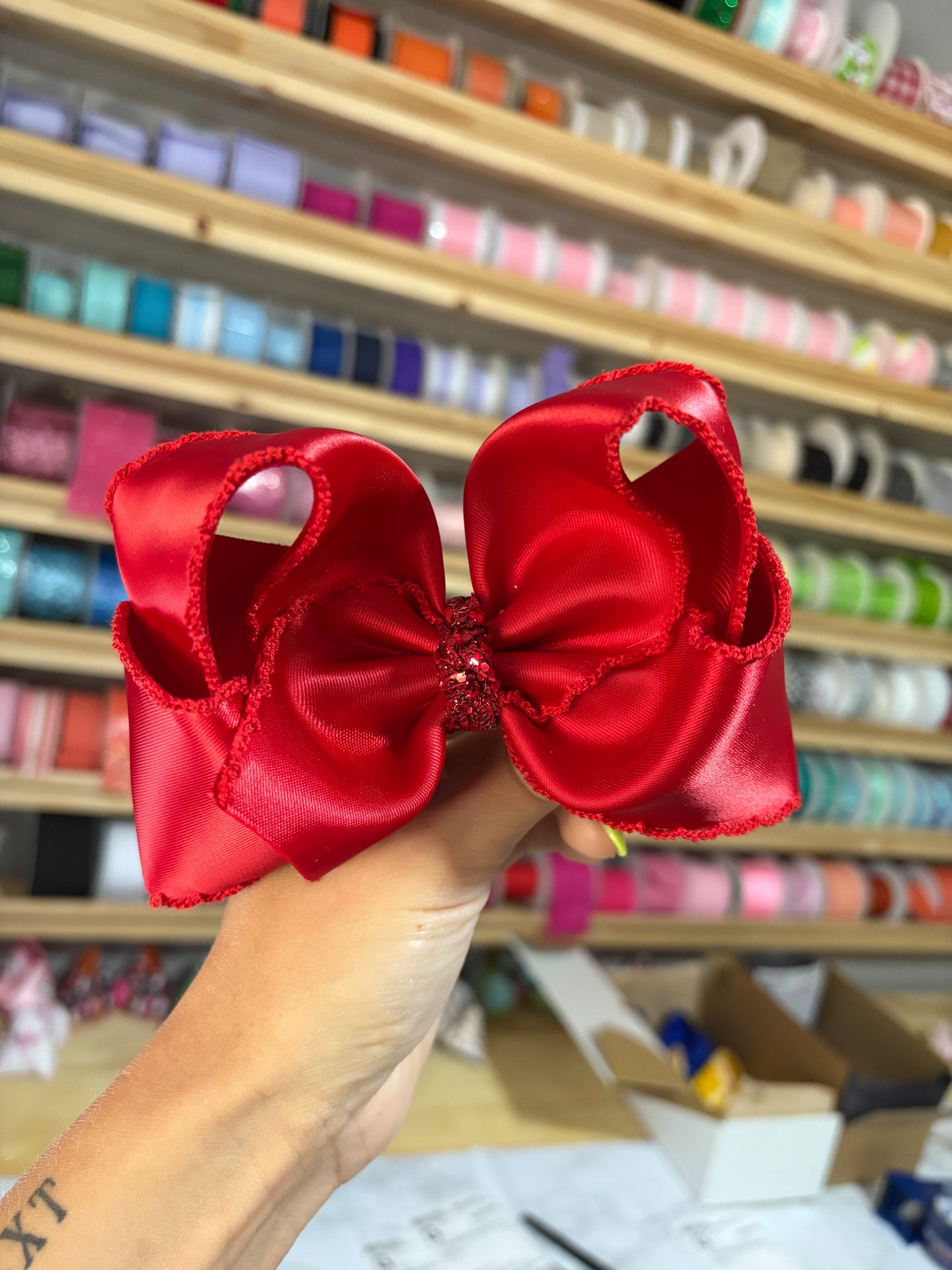 red satin MS